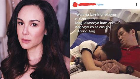 Gretchen Barretto on pictures with Atong Ang .